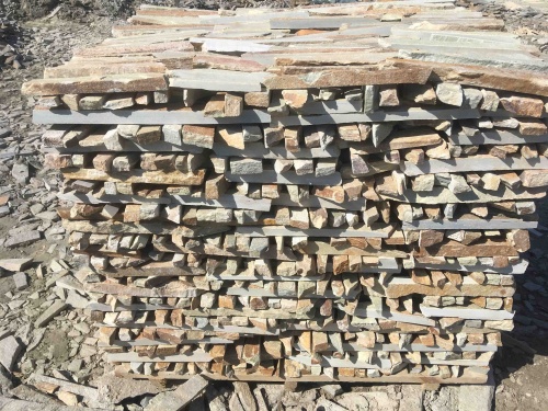 Горбушка златолит золотистый для облицовки купить в Нижней Туре