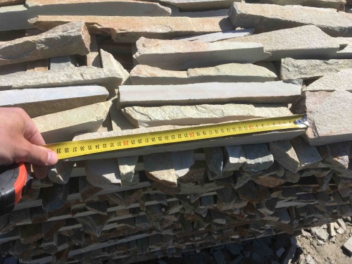 Горбушка златолит золотистый для облицовки купить в Нижней Туре