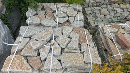 Гранитный плитняк галтованный для парковки купить в Нижней Туре