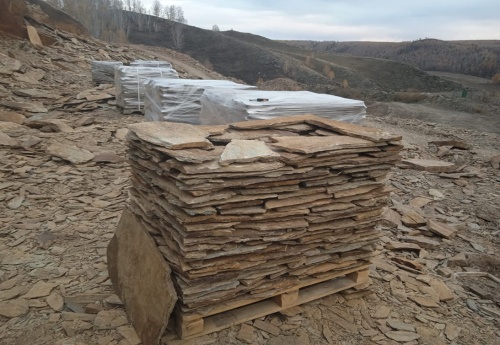 Плитняк кора дерева для цоколя, отмостки купить в Нижней Туре