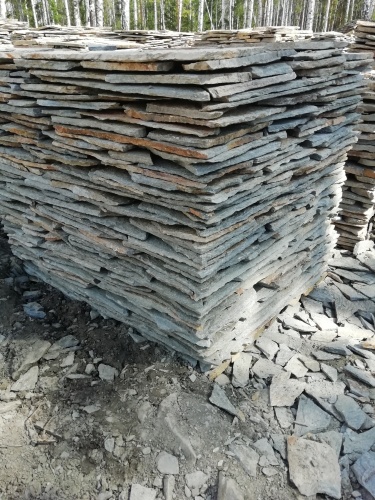 Плитняк златолит Уральский для цоколя, отмостки купить в Нижней Туре