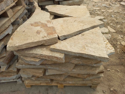 мощение камнем на бетон